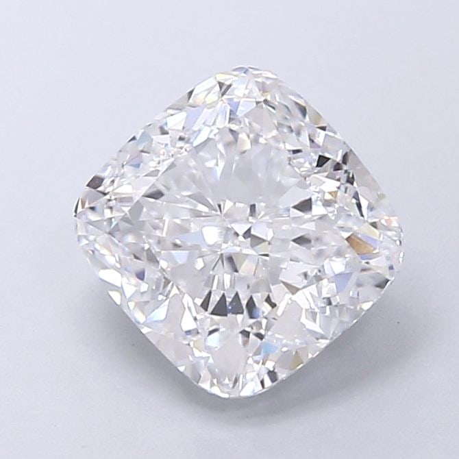 Loose Diamond - CUSHION MODIFIED 2.7ct D VVS1: Loose Diamond - CUSHION MODIFIED 2.7ct D VVS1 Source: This is a real non-mined Diamond that has been grown in a lab Shape: CUSHION MODIFIED Carats: 2.7 Color: D Clarity: VVS1 Certification: IGI Video:
