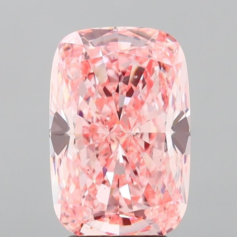 Loose Diamond - CUSHION MODIFIED 4.02ct Fancy Vivid Pink VS1: Loose Diamond - CUSHION MODIFIED 4.02ct Fancy Vivid Pink VS1 Source: This is a real non-mined Diamond that has been grown in a lab Shape: CUSHION MODIFIED Carats: 4.02 Color: Fancy Vivid Pink Certific