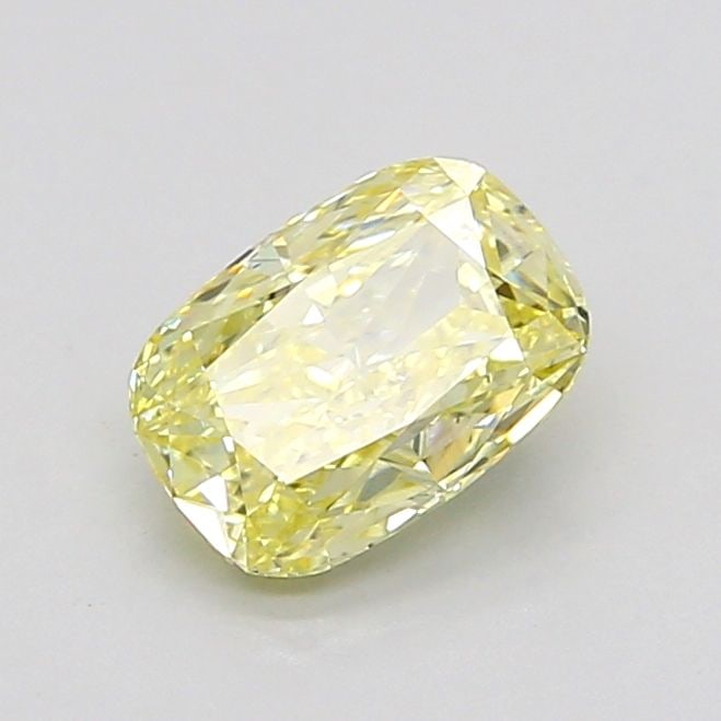 Loose Diamond - CUSHION MODIFIED 1.02ct Fancy Yellow VS1: Loose Diamond - CUSHION MODIFIED 1.02ct Fancy Yellow VS1 Source: This is a real non-mined Diamond that has been grown in a lab Shape: CUSHION MODIFIED Carats: 1.02 Color: Fancy Yellow Certification: I