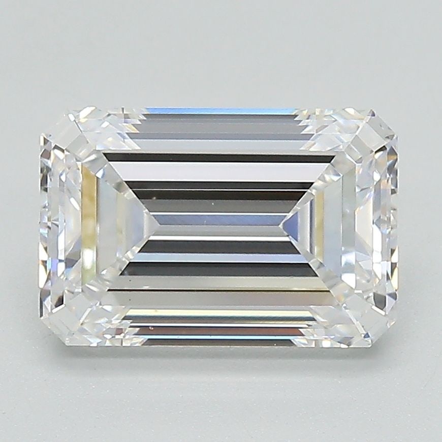 Loose Diamond - EMERALD 2.86ct D VVS2: Loose Diamond - EMERALD 2.86ct D VVS2 Source: This is a real non-mined Diamond that has been grown in a lab Shape: EMERALD Carats: 2.86 Color: D Clarity: VVS2 Certification: GIA Video: