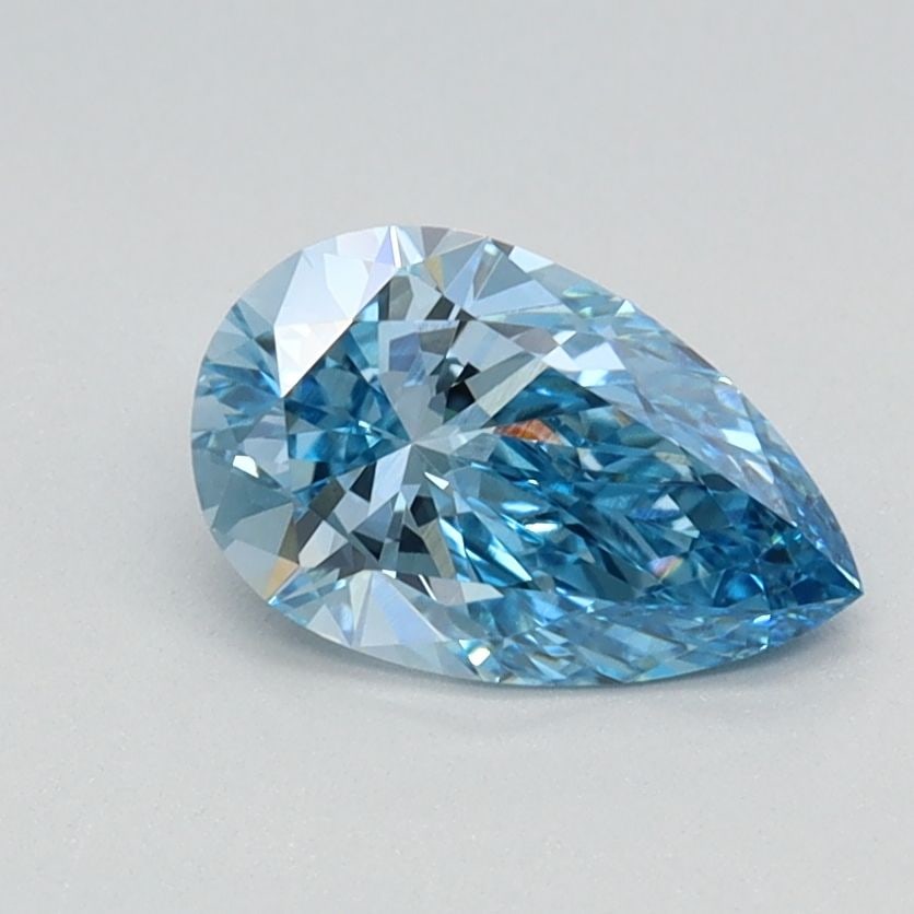 Loose Diamond - PEAR 0.74ct Fancy Vivid Blue VVS2: Loose Diamond - PEAR 0.74ct Fancy Vivid Blue VVS2 Source: This is a real non-mined Diamond that has been grown in a lab Shape: PEAR Carats: 0.74 Color: Fancy Vivid Blue Certification: IGI Video: