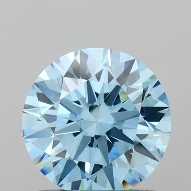 Ideal Loose Diamond - ROUND 0.98ct Fancy Vivid Blue VS1: Ideal Loose Diamond - ROUND 0.98ct Fancy Vivid Blue VS1 Source: This is a real non-mined Diamond that has been grown in a lab Shape: ROUND Carats: 0.98 Color: Fancy Vivid Blue Certification: IGI Video
