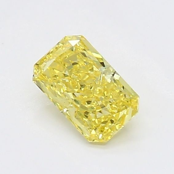 Loose Diamond - RADIANT 0.27ct Fancy Vivid Yellow VVS2: Loose Diamond - RADIANT 0.27ct Fancy Vivid Yellow VVS2 Source: This is a real non-mined Diamond that has been grown in a lab Shape: RADIANT Carats: 0.27 Color: Fancy Vivid Yellow Certification: NONE V