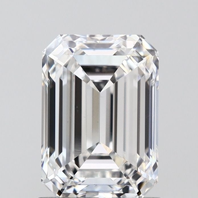 Loose Diamond - EMERALD 1.58ct D VS1: Loose Diamond - EMERALD 1.58ct D VS1 Source: This is a real non-mined Diamond that has been grown in a lab Shape: EMERALD Carats: 1.58 Color: D Clarity: VS1 Certification: IGI Video: