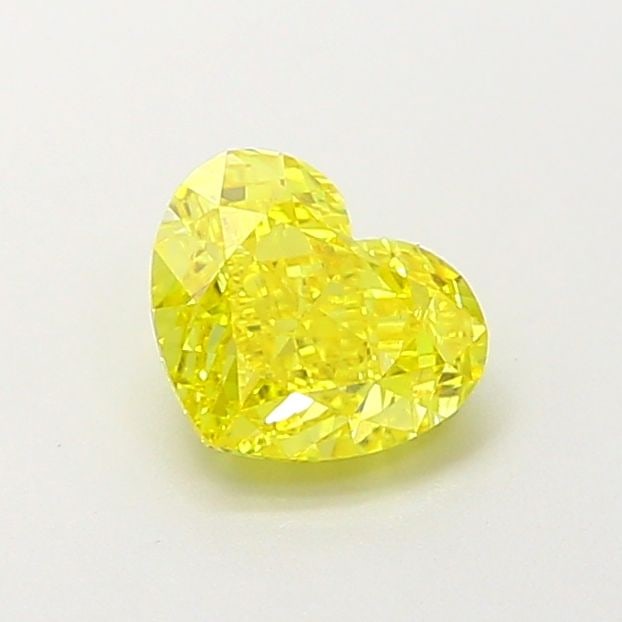 Loose Diamond - HEART 0.74ct Fancy Vivid Yellow VS1: Loose Diamond - HEART 0.74ct Fancy Vivid Yellow VS1 Source: This is a real non-mined Diamond that has been grown in a lab Shape: HEART Carats: 0.74 Color: Fancy Vivid Yellow Certification: IGI Video: