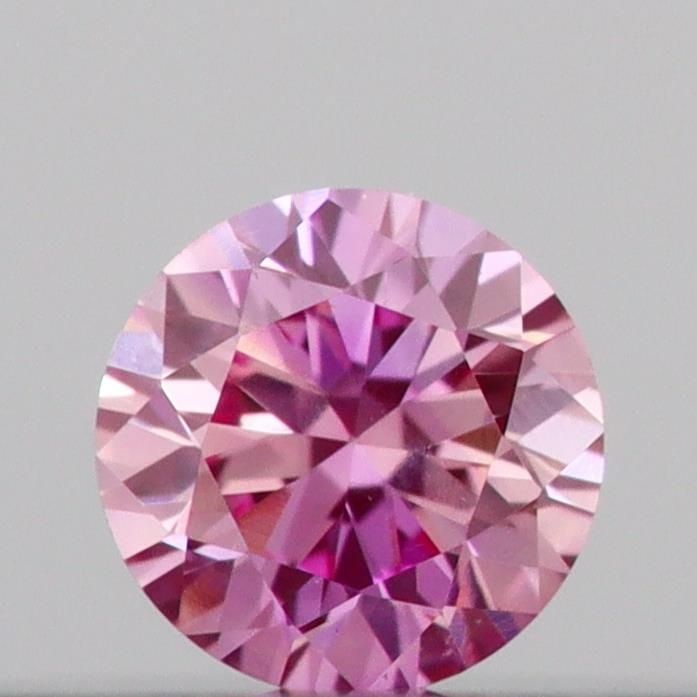 Loose Diamond - ROUND 0.09ct Fancy Intense Pink VVS2: Loose Diamond - ROUND 0.09ct Fancy Intense Pink VVS2 Source: This is a real non-mined Diamond that has been grown in a lab Shape: ROUND Carats: 0.09 Color: Fancy Intense Pink Certification: IGI Video: