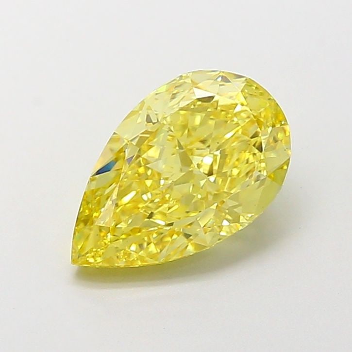 Loose Diamond - PEAR 2.58ct Fancy Intense Yellow VS2: Loose Diamond - PEAR 2.58ct Fancy Intense Yellow VS2 Source: This is a real non-mined Diamond that has been grown in a lab Shape: PEAR Carats: 2.58 Color: Fancy Intense Yellow Certification: IGI