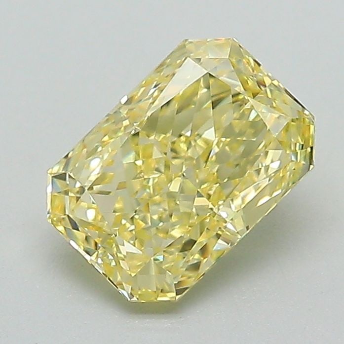 Loose Diamond - RADIANT 1.26ct Fancy Intense Yellow VVS2: Loose Diamond - RADIANT 1.26ct Fancy Intense Yellow VVS2 Source: This is a real non-mined Diamond that has been grown in a lab Shape: RADIANT Carats: 1.26 Color: Fancy Intense Yellow Certification: IG