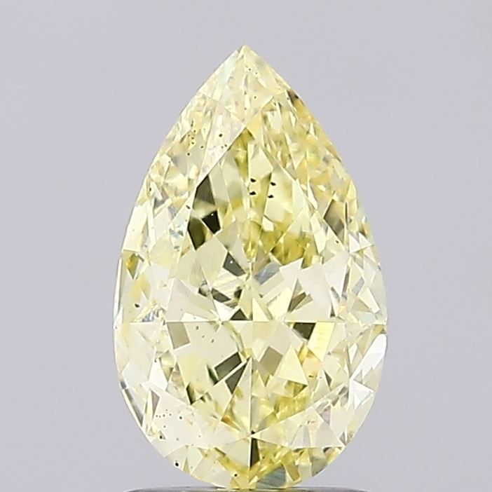 Loose Diamond - PEAR 2.11ct Fancy Yellow VS2: Loose Diamond - PEAR 2.11ct Fancy Yellow VS2 Source: This is a real non-mined Diamond that has been grown in a lab Shape: PEAR Carats: 2.11 Color: Fancy Yellow Certification: IGI Video: