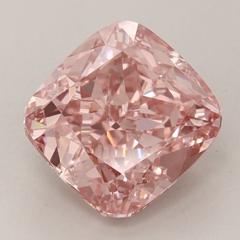 Loose Diamond - CUSHION BRILLIANT 2.54ct Fancy Vivid Pink VS1: Loose Diamond - CUSHION BRILLIANT 2.54ct Fancy Vivid Pink VS1 Source: This is a real non-mined Diamond that has been grown in a lab Shape: CUSHION BRILLIANT Carats: 2.54 Color: Fancy Vivid Pink Certif