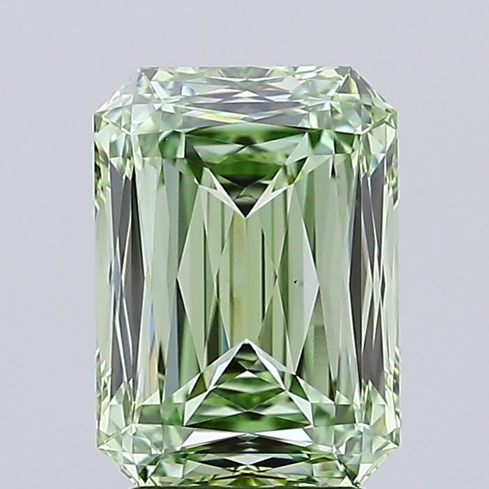 Loose Diamond - RADIANT 3.21ct Fancy Intense Green VS1: Loose Diamond - RADIANT 3.21ct Fancy Intense Green VS1 Source: This is a real non-mined Diamond that has been grown in a lab Shape: RADIANT Carats: 3.21 Color: Fancy Intense Green Certification: IGI V