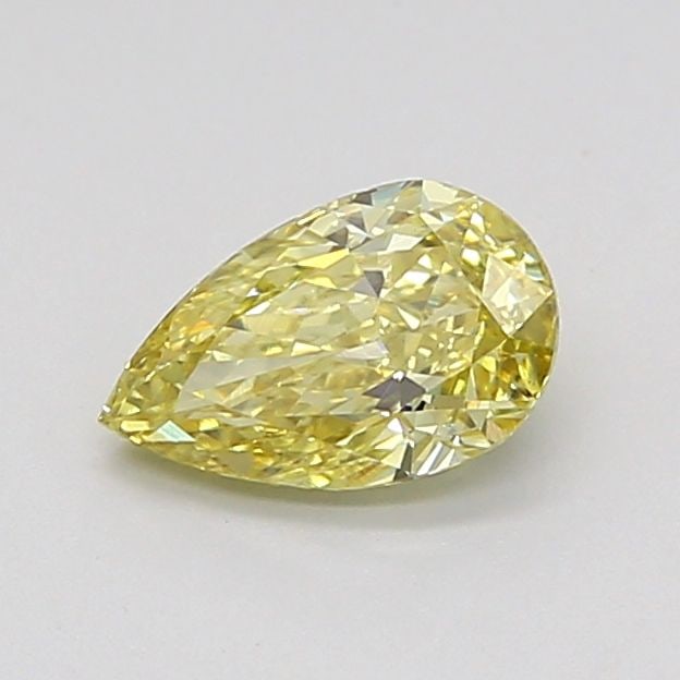 Loose Diamond - PEAR 0.64ct Fancy Yellow VS1: Loose Diamond - PEAR 0.64ct Fancy Yellow VS1 Source: This is a real non-mined Diamond that has been grown in a lab Shape: PEAR Carats: 0.64 Color: Fancy Yellow Certification: IGI Video:
