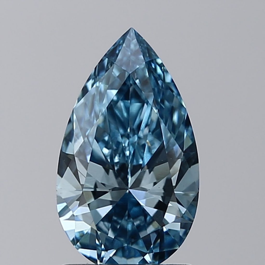 Loose Diamond - PEAR 1.3ct Fancy Vivid Blue VS1: Loose Diamond - PEAR 1.3ct Fancy Vivid Blue VS1 Source: This is a real non-mined Diamond that has been grown in a lab Shape: PEAR Carats: 1.3 Color: Fancy Vivid Blue Certification: IGI Video: Video