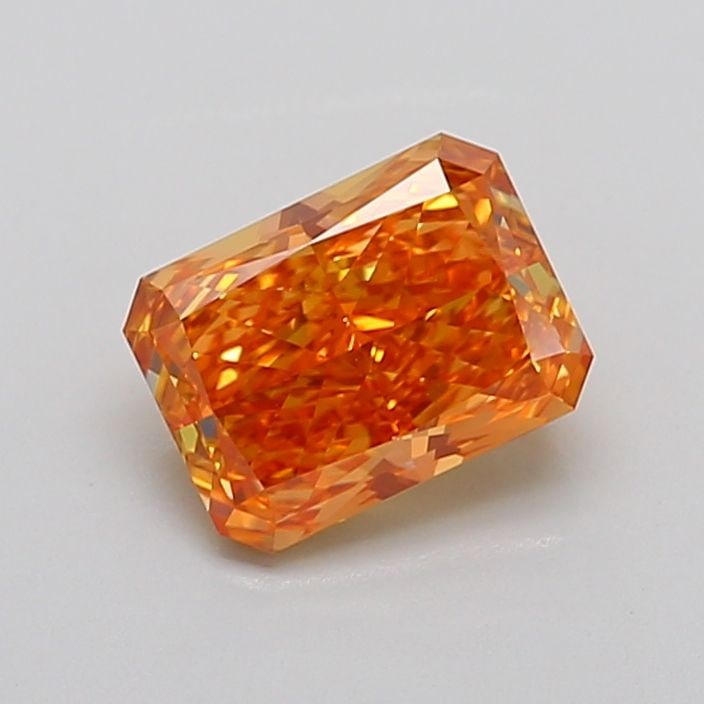 Loose Diamond - RADIANT 1.96ct Fancy Vivid Pinkish Orange VS1: Loose Diamond - RADIANT 1.96ct Fancy Vivid Pinkish Orange VS1 Source: This is a real non-mined Diamond that has been grown in a lab Shape: RADIANT Carats: 1.96 Color: Fancy Vivid Pinkish Orange