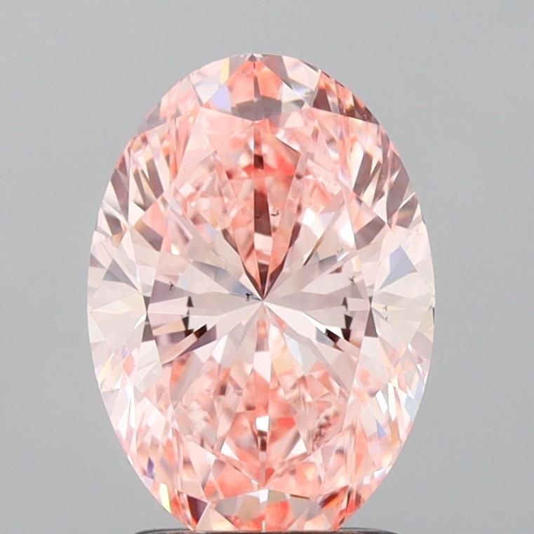 Loose Diamond - OVAL 2.02ct Fancy Vivid Pink VS2: Loose Diamond - OVAL 2.02ct Fancy Vivid Pink VS2 Source: This is a real non-mined Diamond that has been grown in a lab Shape: OVAL Carats: 2.02 Color: Fancy Vivid Pink Certification: IGI Video: