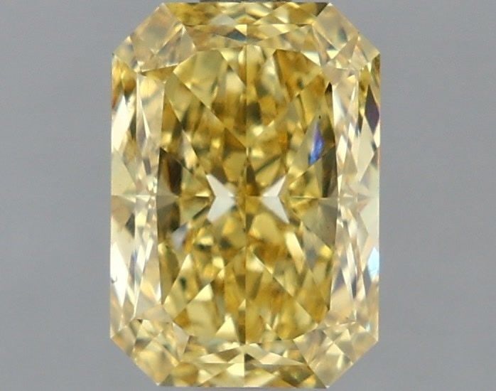 Loose Diamond - RADIANT 2.02ct Fancy Intense Yellow VS1: Loose Diamond - RADIANT 2.02ct Fancy Intense Yellow VS1 Source: This is a real non-mined Diamond that has been grown in a lab Shape: RADIANT Carats: 2.02 Color: Fancy Intense Yellow Certification: IGI
