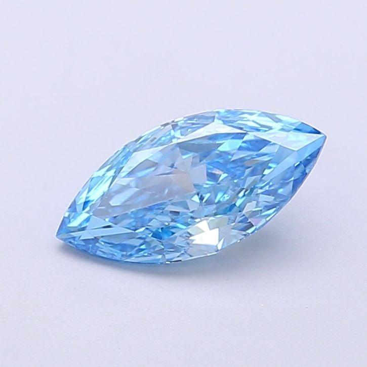 Loose Diamond - MARQUISE 0.91ct Fancy Vivid Blue VVS2: Loose Diamond - MARQUISE 0.91ct Fancy Vivid Blue VVS2 Source: This is a real non-mined Diamond that has been grown in a lab Shape: MARQUISE Carats: 0.91 Color: Fancy Vivid Blue Certification: IGI Vide