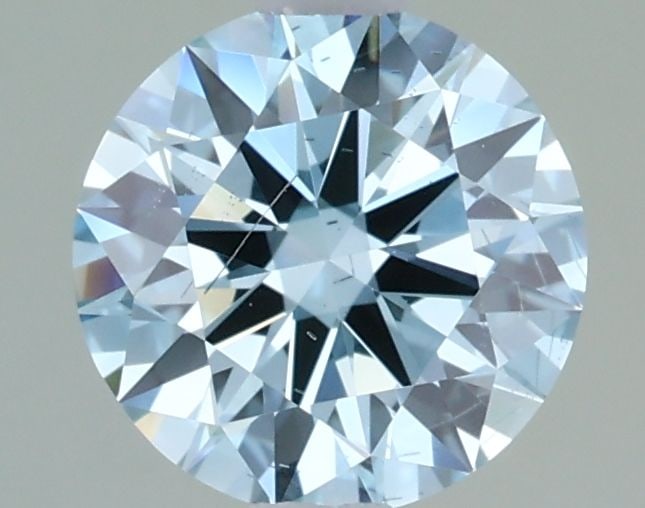 Ideal Loose Diamond - ROUND 1.05ct Fancy Light Blue SI2: Ideal Loose Diamond - ROUND 1.05ct Fancy Light Blue SI2 Source: This is a real non-mined Diamond that has been grown in a lab Shape: ROUND Carats: 1.05 Color: Fancy Light Blue Certification: IGI Video