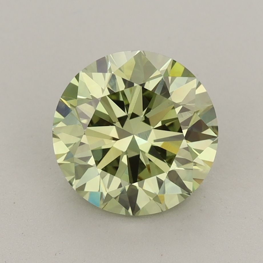 Loose Diamond - ROUND 2.07ct Fancy Vivid Green VS1: Loose Diamond - ROUND 2.07ct Fancy Vivid Green VS1 Source: This is a real non-mined Diamond that has been grown in a lab Shape: ROUND Carats: 2.07 Color: Fancy Vivid Green Certification: IGI Video: