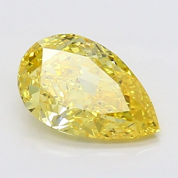 Loose Diamond - PEAR 0.66ct Fancy Vivid Yellow VS1: Loose Diamond - PEAR 0.66ct Fancy Vivid Yellow VS1 Source: This is a real non-mined Diamond that has been grown in a lab Shape: PEAR Carats: 0.66 Color: Fancy Vivid Yellow Certification: NONE Video: