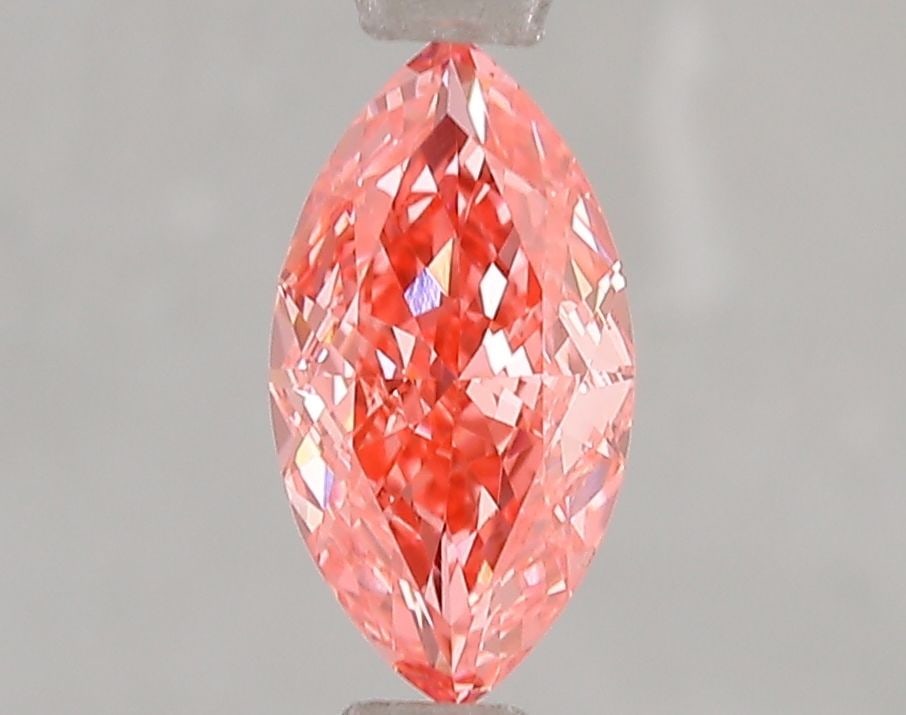 Loose Diamond - MARQUISE 1.01ct Fancy Vivid Pink VS2: Loose Diamond - MARQUISE 1.01ct Fancy Vivid Pink VS2 Source: This is a real non-mined Diamond that has been grown in a lab Shape: MARQUISE Carats: 1.01 Color: Fancy Vivid Pink Certification: IGI Video