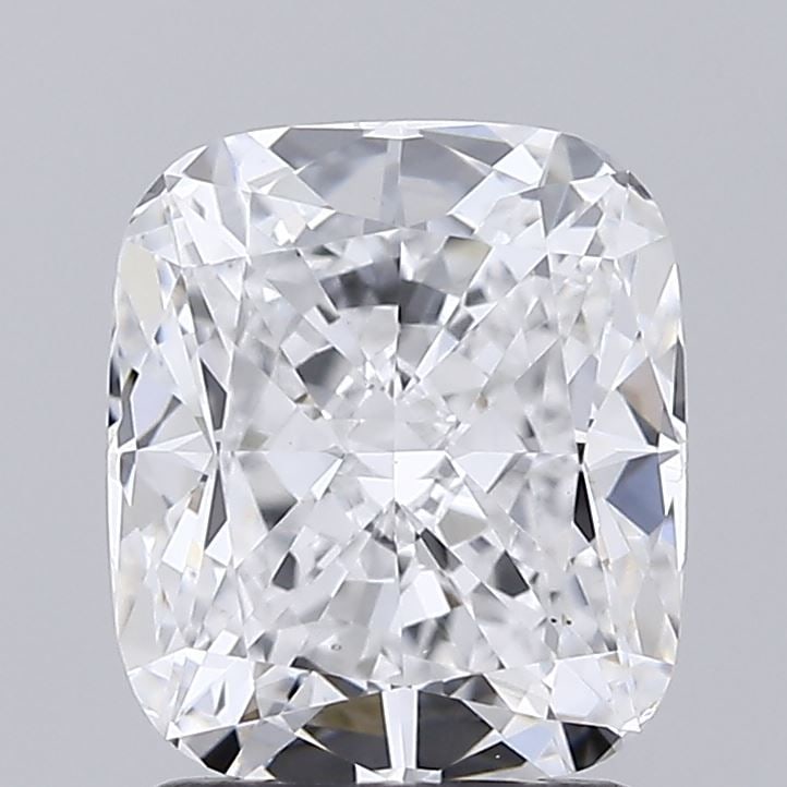 Loose Diamond - CUSHION MODIFIED 2.02ct D VS1: Loose Diamond - CUSHION MODIFIED 2.02ct D VS1 Source: This is a real non-mined Diamond that has been grown in a lab Shape: CUSHION MODIFIED Carats: 2.02 Color: D Clarity: VS1 Certification: IGI Video: