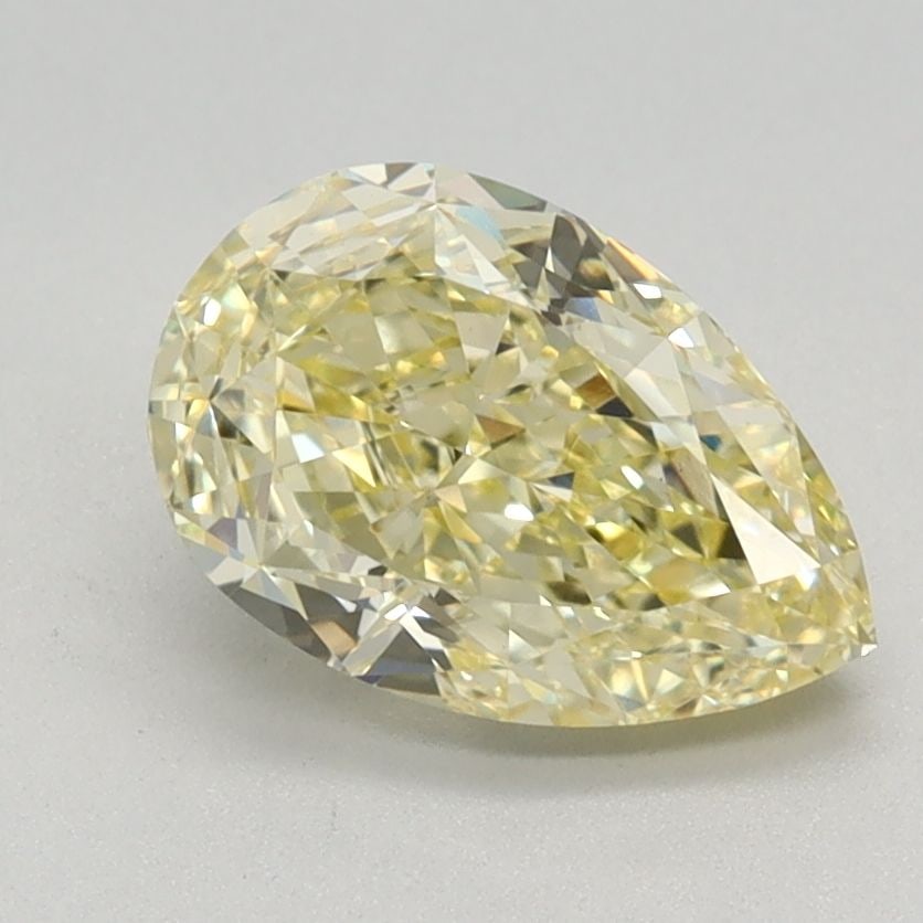 Loose Diamond - PEAR 1.37ct Fancy Intense Yellow VS1: Loose Diamond - PEAR 1.37ct Fancy Intense Yellow VS1 Source: This is a real non-mined Diamond that has been grown in a lab Shape: PEAR Carats: 1.37 Color: Fancy Intense Yellow Certification: IGI Video