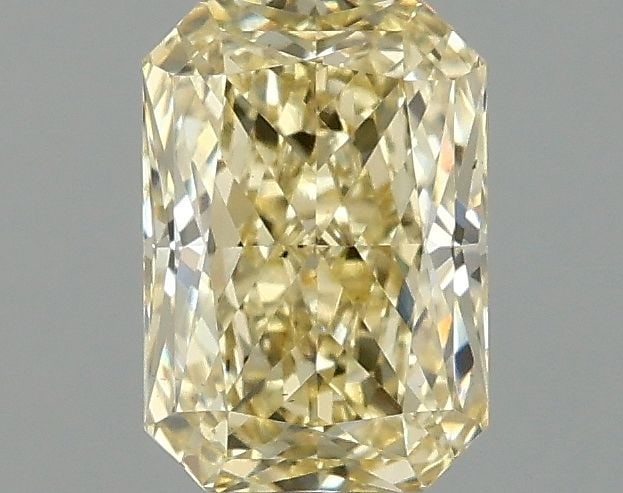 Loose Diamond - RADIANT 1.03ct Fancy Intense Yellow VS2: Loose Diamond - RADIANT 1.03ct Fancy Intense Yellow VS2 Source: This is a real non-mined Diamond that has been grown in a lab Shape: RADIANT Carats: 1.03 Color: Fancy Intense Yellow Certification: IGI