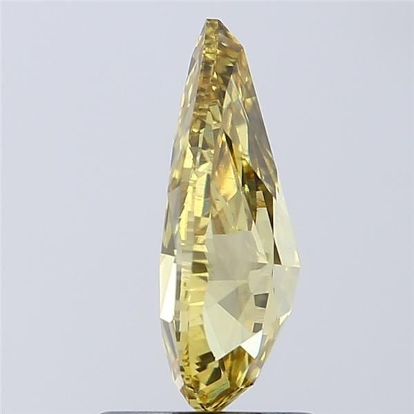Loose Diamond - PEAR 1.42ct Fancy Vivid Yellow VS2: Loose Diamond - PEAR 1.42ct Fancy Vivid Yellow VS2 Source: This is a real non-mined Diamond that has been grown in a lab Shape: PEAR Carats: 1.42 Color: Fancy Vivid Yellow Certification: IGI Video:
