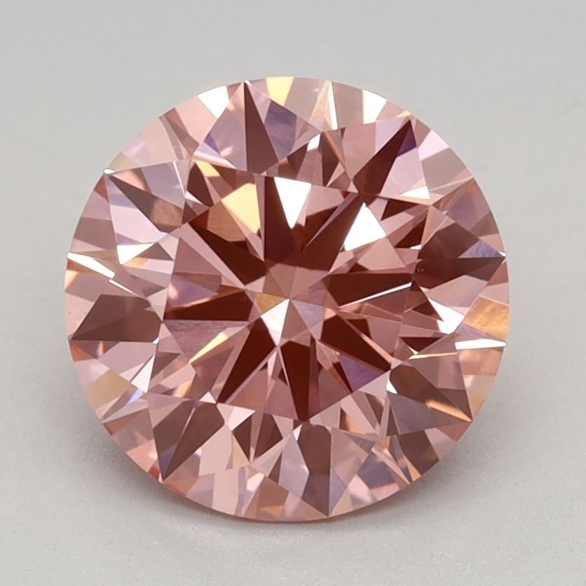 Ideal Loose Diamond - ROUND 1.55ct Fancy Vivid Pink VVS2: Ideal Loose Diamond - ROUND 1.55ct Fancy Vivid Pink VVS2 Source: This is a real non-mined Diamond that has been grown in a lab Shape: ROUND Carats: 1.55 Color: Fancy Vivid Pink Certification: IGI Vide