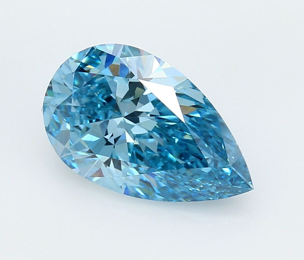 Loose Diamond - PEAR 3.05ct Fancy Vivid Blue VVS2: Loose Diamond - PEAR 3.05ct Fancy Vivid Blue VVS2 Source: This is a real non-mined Diamond that has been grown in a lab Shape: PEAR Carats: 3.05 Color: Fancy Vivid Blue Certification: IGI Video: