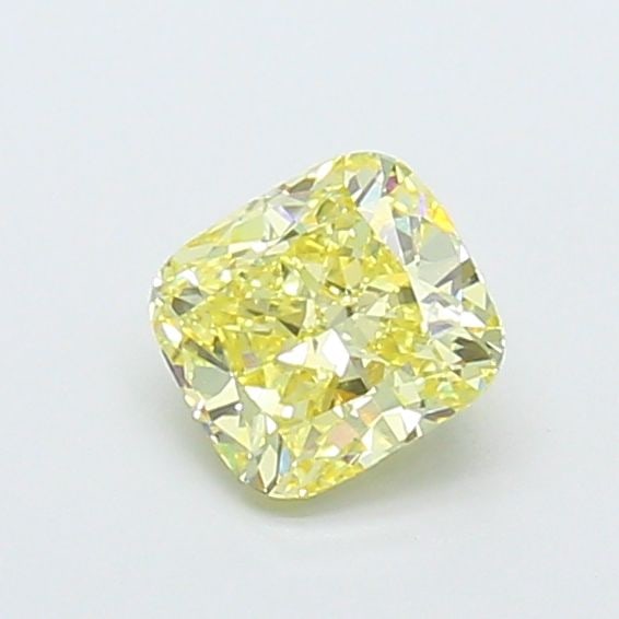 Loose Diamond - CUSHION MODIFIED 1.09ct Fancy Yellow VVS2: Loose Diamond - CUSHION MODIFIED 1.09ct Fancy Yellow VVS2 Source: This is a real non-mined Diamond that has been grown in a lab Shape: CUSHION MODIFIED Carats: 1.09 Color: Fancy Yellow Certification: