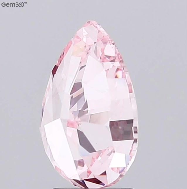Loose Diamond - PEAR 3.04ct Fancy Vivid Pink VS1: Loose Diamond - PEAR 3.04ct Fancy Vivid Pink VS1 Source: This is a real non-mined Diamond that has been grown in a lab Shape: PEAR Carats: 3.04 Color: Fancy Vivid Pink Certification: IGI Video: