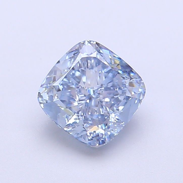 Loose Diamond - CUSHION MODIFIED 1.5ct Fancy Intense Blue VS1: Loose Diamond - CUSHION MODIFIED 1.5ct Fancy Intense Blue VS1 Source: This is a real non-mined Diamond that has been grown in a lab Shape: CUSHION MODIFIED Carats: 1.5 Color: Fancy Intense Blue Certif