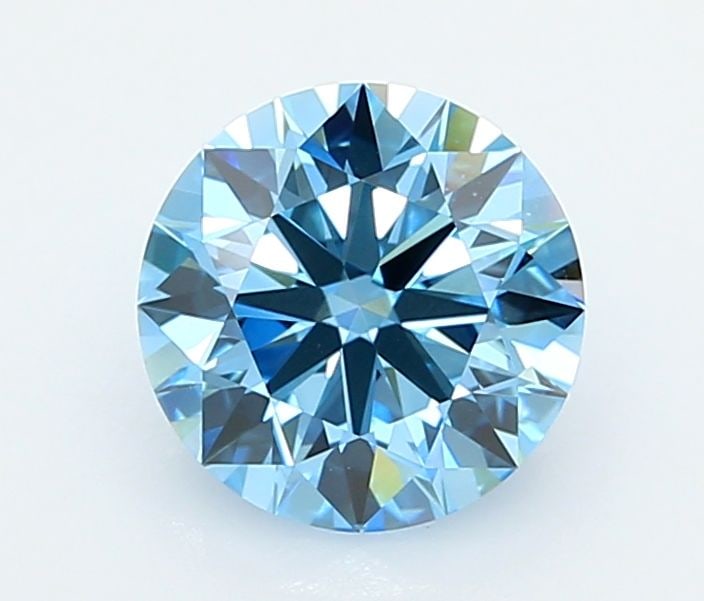 Ideal Loose Diamond - ROUND 2.04ct Fancy Vivid Blue VS1: Ideal Loose Diamond - ROUND 2.04ct Fancy Vivid Blue VS1 Source: This is a real non-mined Diamond that has been grown in a lab Shape: ROUND Carats: 2.04 Color: Fancy Vivid Blue Certification: IGI