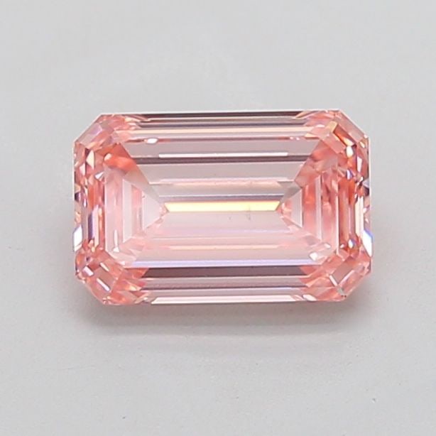 Loose Diamond - EMERALD 2.04ct Fancy Vivid Pink VS1: Loose Diamond - EMERALD 2.04ct Fancy Vivid Pink VS1 Source: This is a real non-mined Diamond that has been grown in a lab Shape: EMERALD Carats: 2.04 Color: Fancy Vivid Pink Certification: IGI 