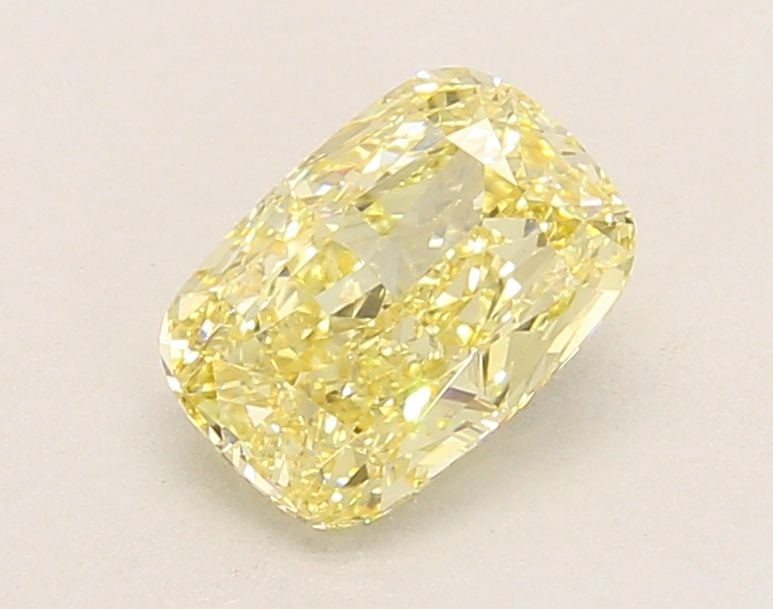 Loose Diamond - CUSHION MODIFIED 1.33ct Fancy Yellow VS1: Loose Diamond - CUSHION MODIFIED 1.33ct Fancy Yellow VS1 Source: This is a real non-mined Diamond that has been grown in a lab Shape: CUSHION MODIFIED Carats: 1.33 Color: Fancy Yellow Certification: I