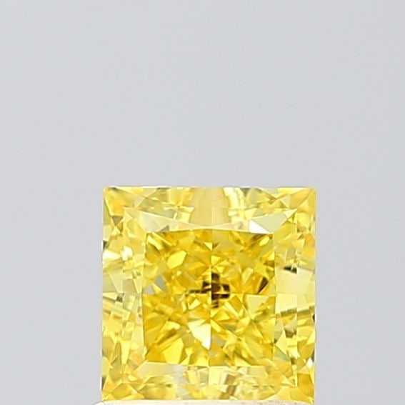 Loose Diamond - PRINCESS 1.04ct Fancy Vivid Yellow VVS2 (1 of 1)