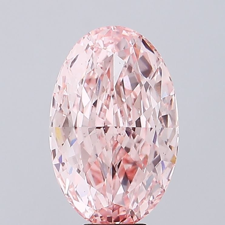 Loose Diamond - OVAL 13.13ct Fancy Intense Pink VS2: Loose Diamond - OVAL 13.13ct Fancy Intense Pink VS2 Source: This is a real non-mined Diamond that has been grown in a lab Shape: OVAL Carats: 13.13 Color: Fancy Intense Pink Certification: IGI Video: