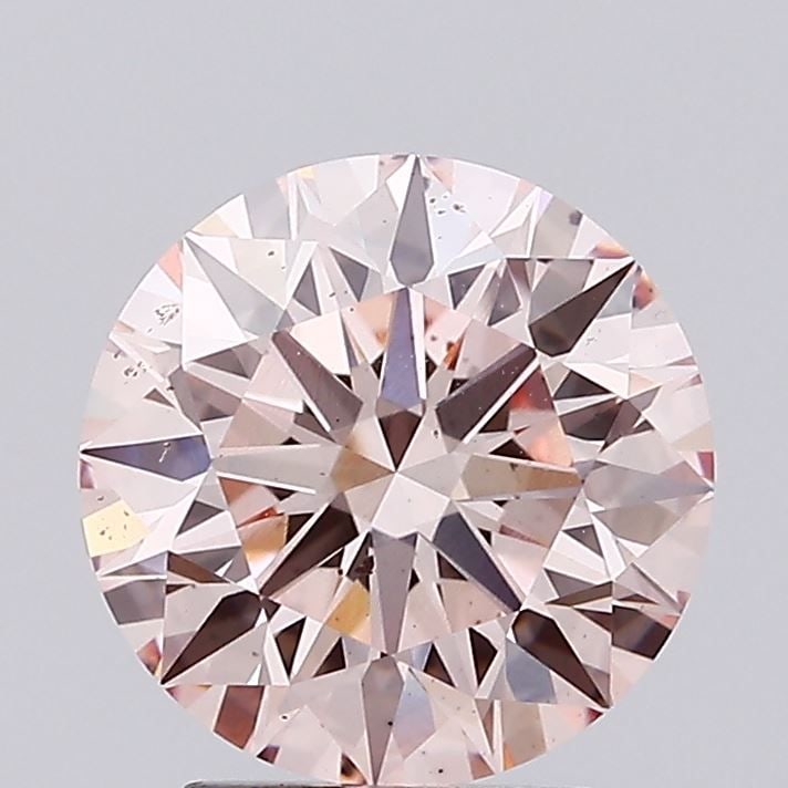 Ideal Loose Diamond - ROUND 3.05ct Fancy Pink VS2: Ideal Loose Diamond - ROUND 3.05ct Fancy Pink VS2 Source: This is a real non-mined Diamond that has been grown in a lab Shape: ROUND Carats: 3.05 Color: Fancy Pink Certification: IGI Video: