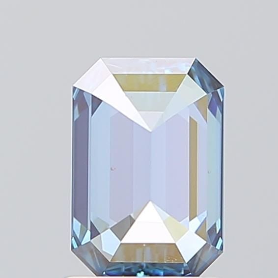 Loose Diamond - EMERALD 1.19ct Fancy Vivid Blue VS1: Loose Diamond - EMERALD 1.19ct Fancy Vivid Blue VS1 Source: This is a real non-mined Diamond that has been grown in a lab Shape: EMERALD Carats: 1.19 Color: Fancy Vivid Blue Certification: IGI Video: