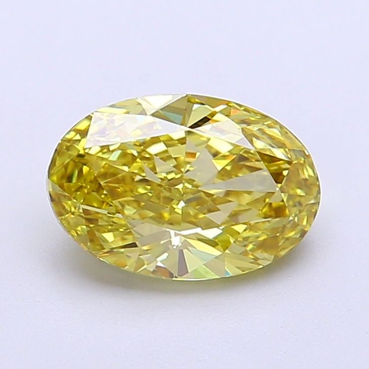 Loose Diamond - OVAL 1.76ct Fancy Intense Yellow VVS2: Loose Diamond - OVAL 1.76ct Fancy Intense Yellow VVS2 Source: This is a real non-mined Diamond that has been grown in a lab Shape: OVAL Carats: 1.76 Color: Fancy Intense Yellow Certification: IGI Vide