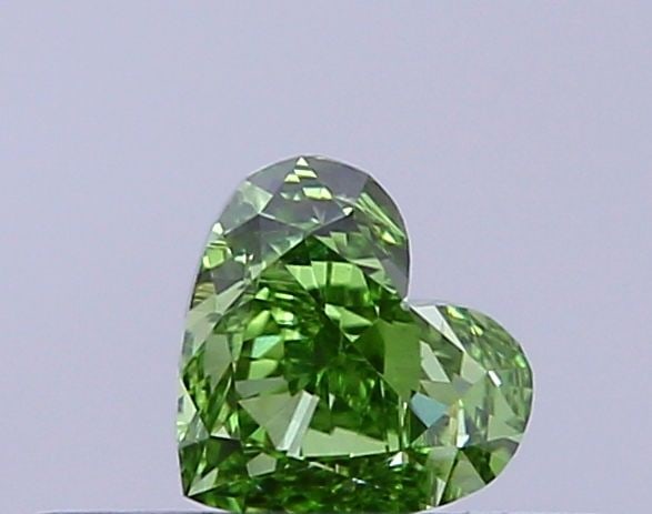Loose Diamond - HEART 0.27ct Fancy Vivid Green VS1: Loose Diamond - HEART 0.27ct Fancy Vivid Green VS1 Source: This is a real non-mined Diamond that has been grown in a lab Shape: HEART Carats: 0.27 Color: Fancy Vivid Green Certification: IGI Video: