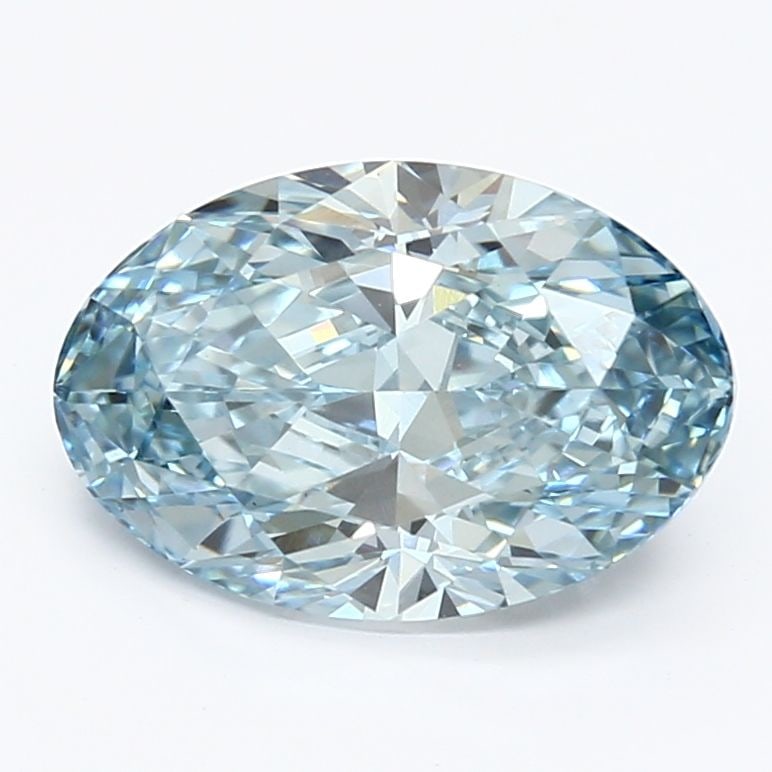 Loose Diamond - OVAL 2.37ct Fancy Vivid Blue VVS2: Loose Diamond - OVAL 2.37ct Fancy Vivid Blue VVS2 Source: This is a real non-mined Diamond that has been grown in a lab Shape: OVAL Carats: 2.37 Color: Fancy Vivid Blue Certification: IGI Video:
