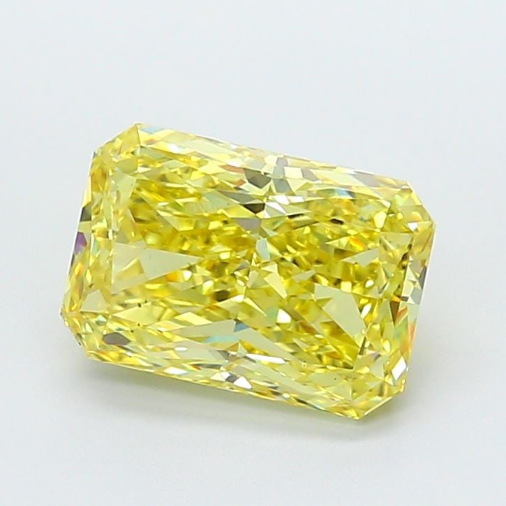 Loose Diamond - RADIANT 5.06ct Fancy Vivid Yellow VS2: Loose Diamond - RADIANT 5.06ct Fancy Vivid Yellow VS2 Source: This is a real non-mined Diamond that has been grown in a lab Shape: RADIANT Carats: 5.06 Color: Fancy Vivid Yellow Certification: IGI Vid