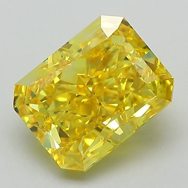 Loose Diamond - RADIANT 2.21ct Fancy Vivid Yellow VS2: Loose Diamond - RADIANT 2.21ct Fancy Vivid Yellow VS2 Source: This is a real non-mined Diamond that has been grown in a lab Shape: RADIANT Carats: 2.21 Color: Fancy Vivid Yellow Certification: IGI Vid