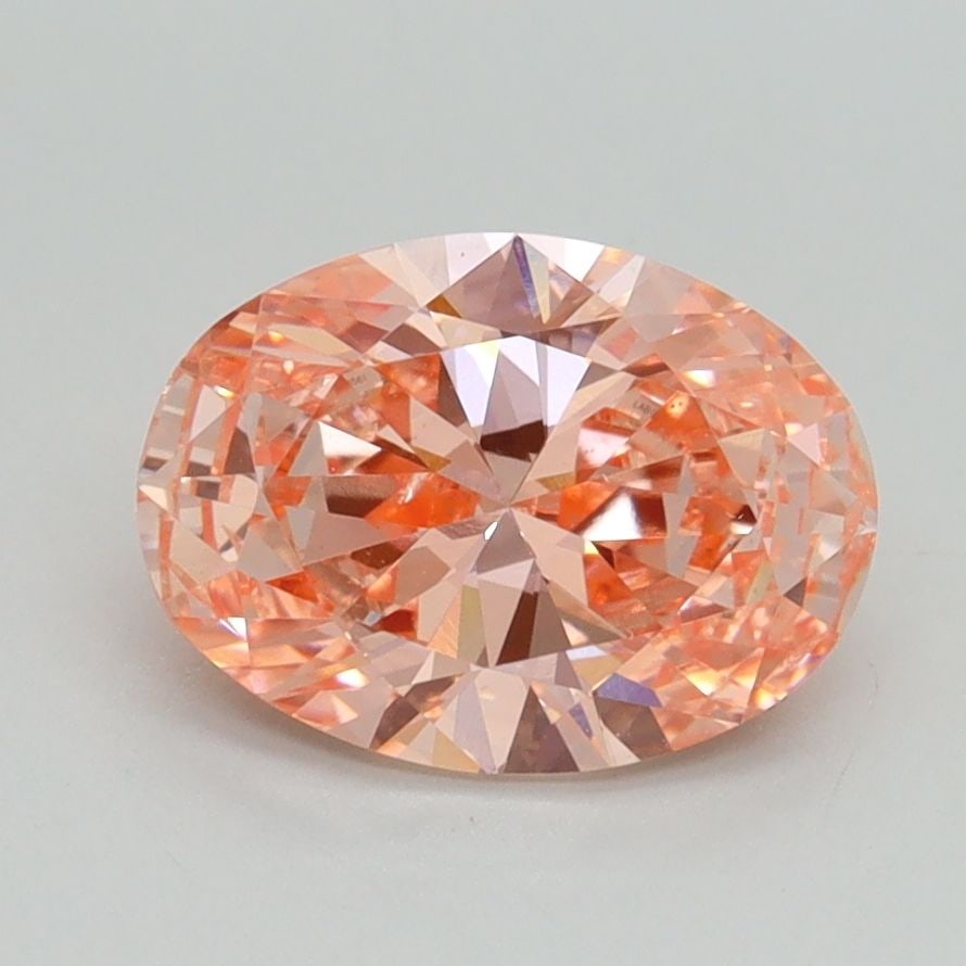 Loose Diamond - OVAL 1.6ct Fancy Intense Pink SI1: Loose Diamond - OVAL 1.6ct Fancy Intense Pink SI1 Source: This is a real non-mined Diamond that has been grown in a lab Shape: OVAL Carats: 1.6 Color: Fancy Intense Pink Certification: IGI Video: