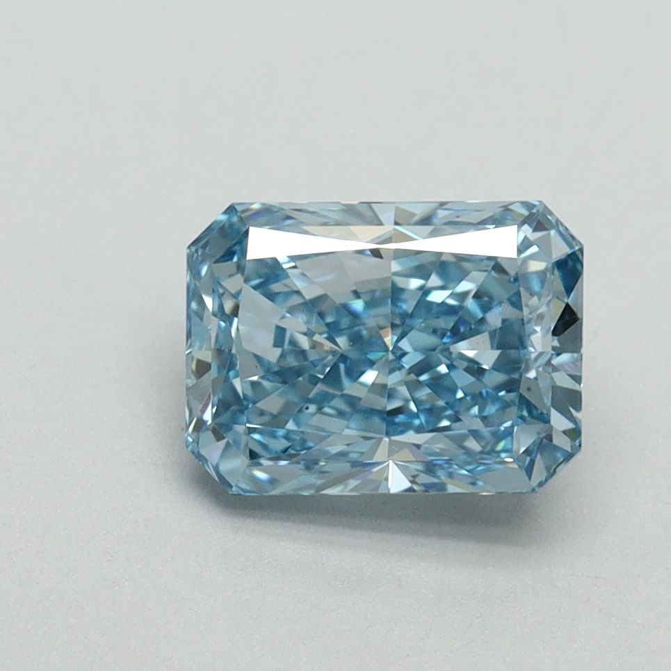 Loose Diamond - RADIANT 1.51ct Fancy Vivid Blue VS1: Loose Diamond - RADIANT 1.51ct Fancy Vivid Blue VS1 Source: This is a real non-mined Diamond that has been grown in a lab Shape: RADIANT Carats: 1.51 Color: Fancy Vivid Blue Certification: IGI