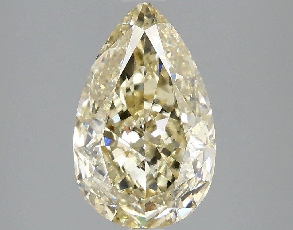 Loose Diamond - PEAR 3.0ct Fancy Light Yellow VS1: Loose Diamond - PEAR 3.0ct Fancy Light Yellow VS1 Source: This is a real non-mined Diamond that has been grown in a lab Shape: PEAR Carats: 3.0 Color: Fancy Light Yellow Certification: IGI Video: