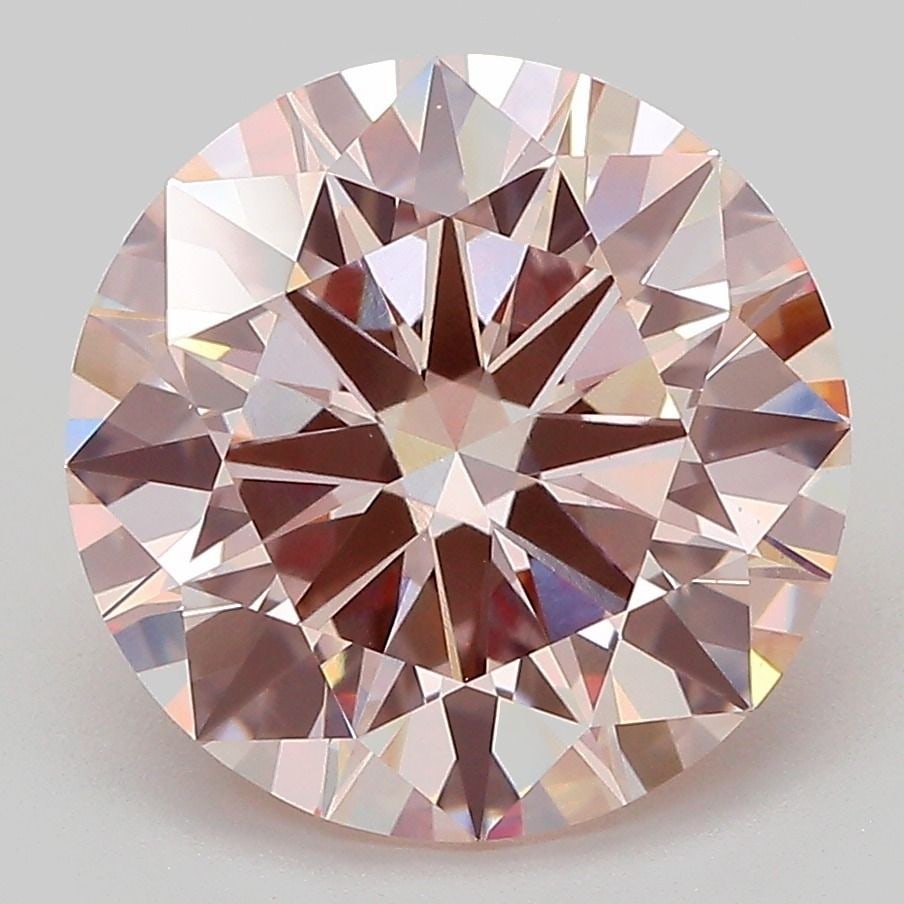 Ideal Loose Diamond - ROUND 5.01ct Fancy Pink VS1: Ideal Loose Diamond - ROUND 5.01ct Fancy Pink VS1 Source: This is a real non-mined Diamond that has been grown in a lab Shape: ROUND Carats: 5.01 Color: Fancy Pink Certification: IGI Video: